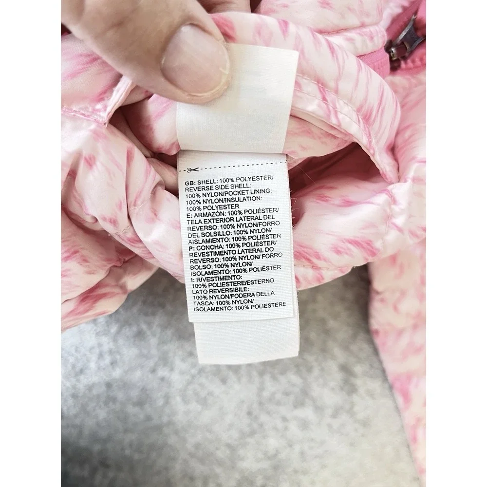 THE NORTH FACE Kid Thermoball Full Zip Hooded Jacket Pink Size 5 Reversible